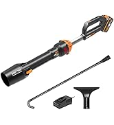 WORX Souffleur Électrique Batterie Souffleur Feuilles Mortes sans Fil 18V (20V Max) WG543E.1, Pow...