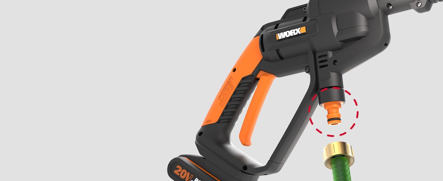 Hydroshot 20V Worx : Puisez de l'eau de n'importe quelle source