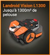 Landroid Vision L1300 : jusqu&amp;amp;#39;à 1300m² de pelouse