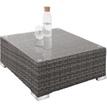 avec plateau en verre. Deux bouteilles en verre transparent visibles sur la surface.