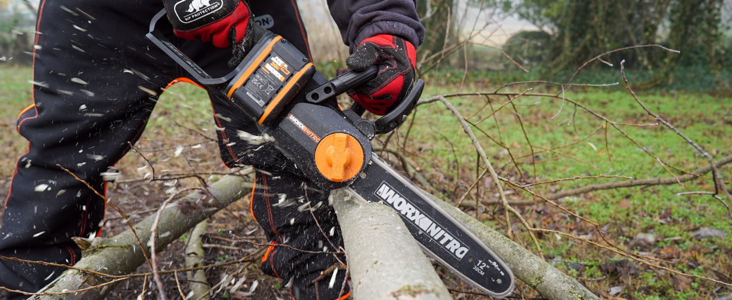 WORX Tronçonneuse Électrique sans Fil 20V WG350E.9