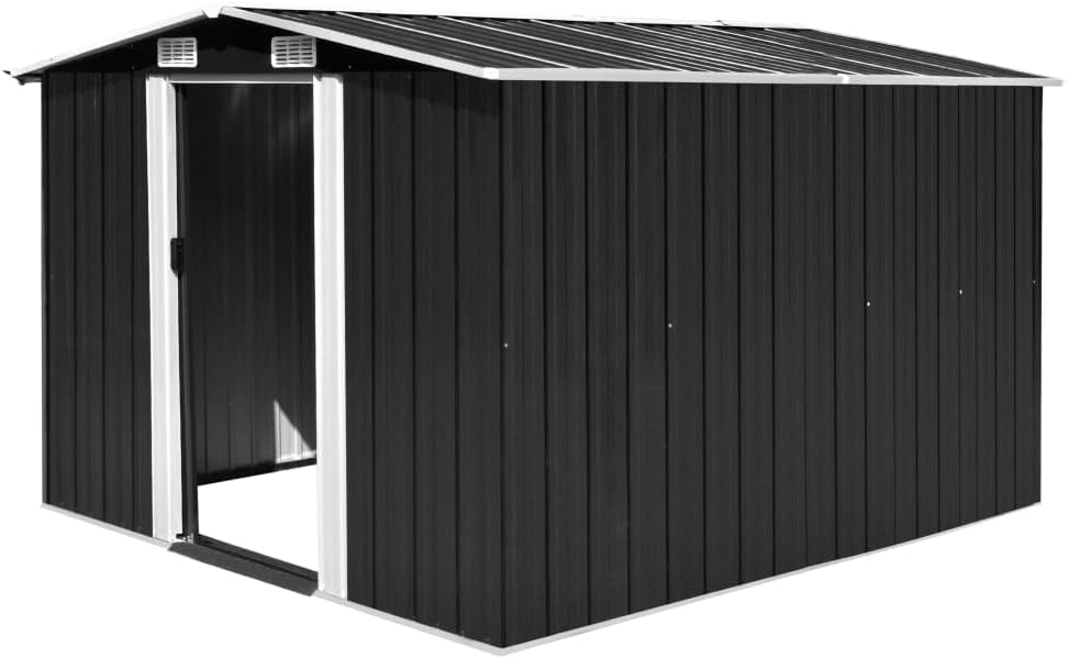 Générique Abri de Jardin 257x298x178 cm Métal Anthracite,Maison & Jardin, Pelouses & Jardins, Vie en extérieur, Structures extérieures, Cabanes & abris de Jardin, Anthracite (Poids 72.36KG)