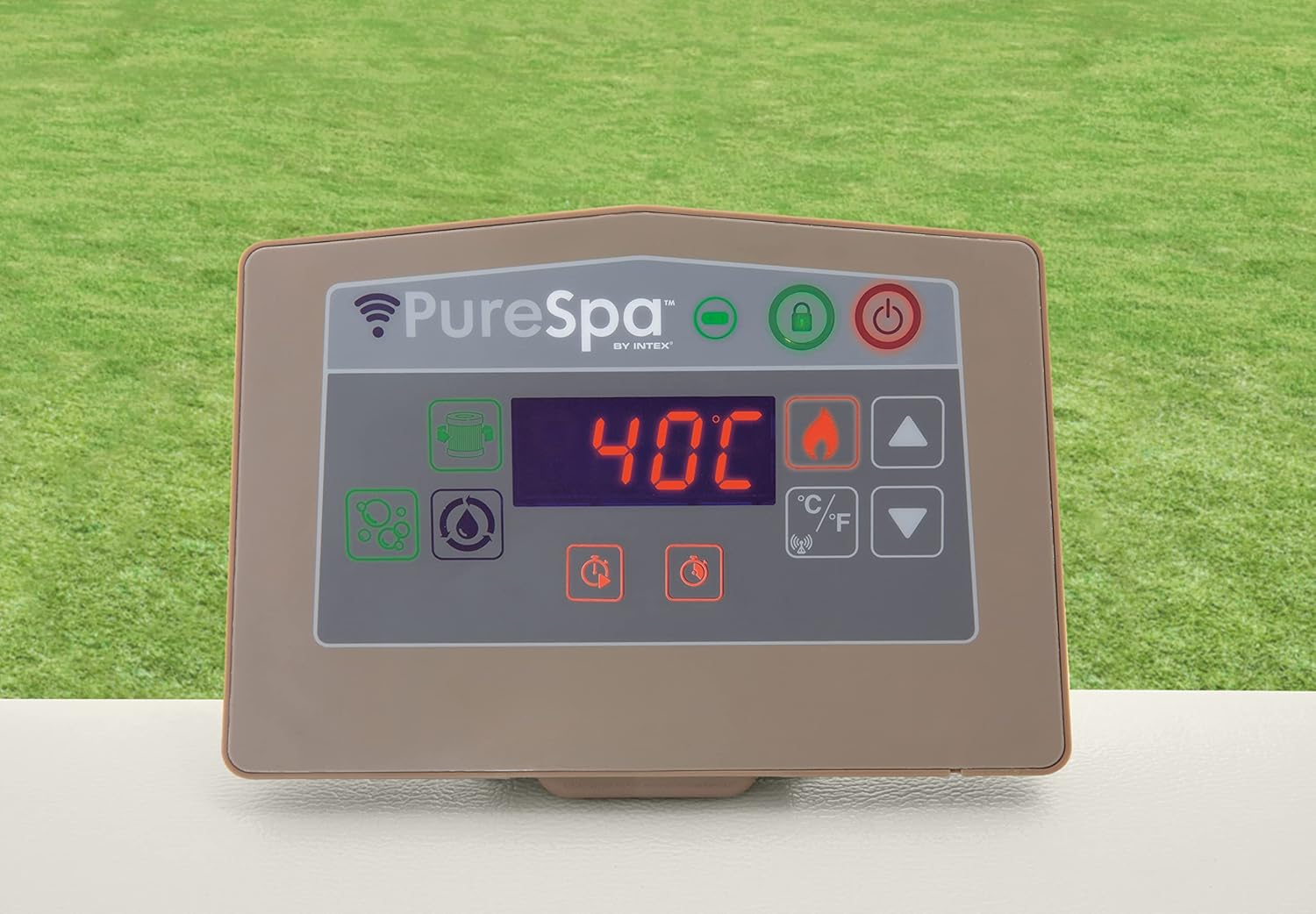 Intex - Pure Spa Calacatta 4 places - spa gonflable rond - 28464EX
