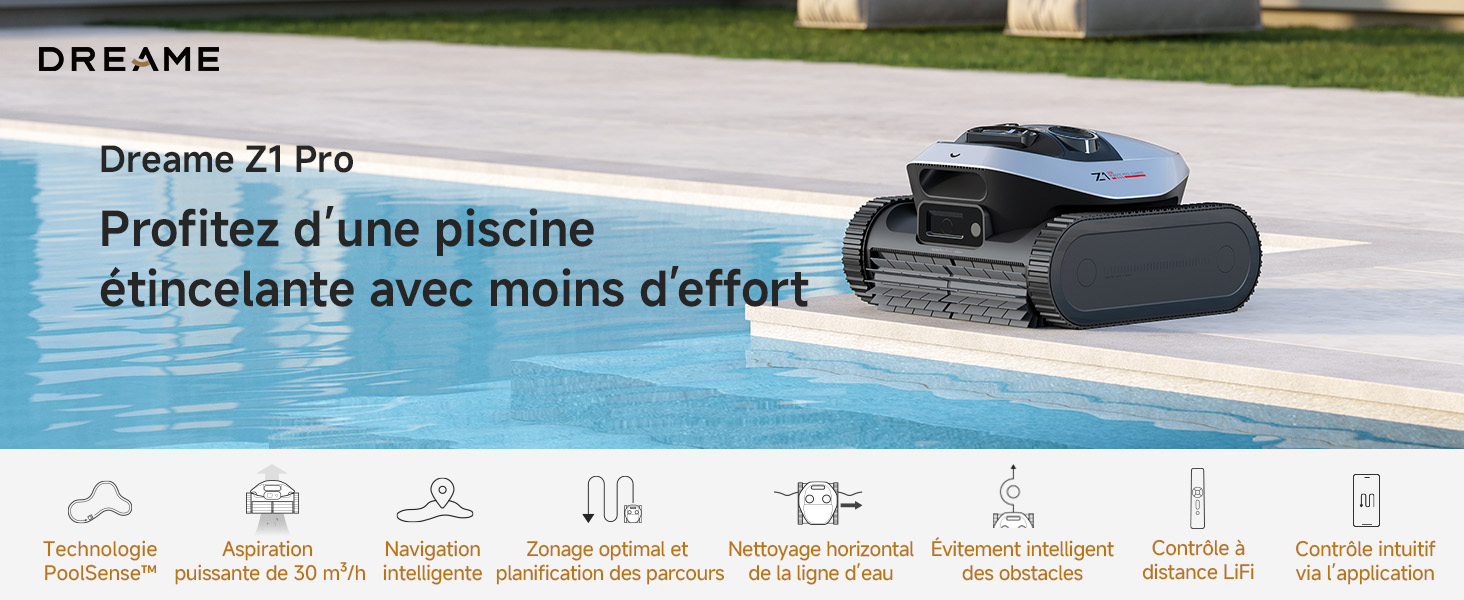 DREAME Z1 Pro robot nett. wireless pool