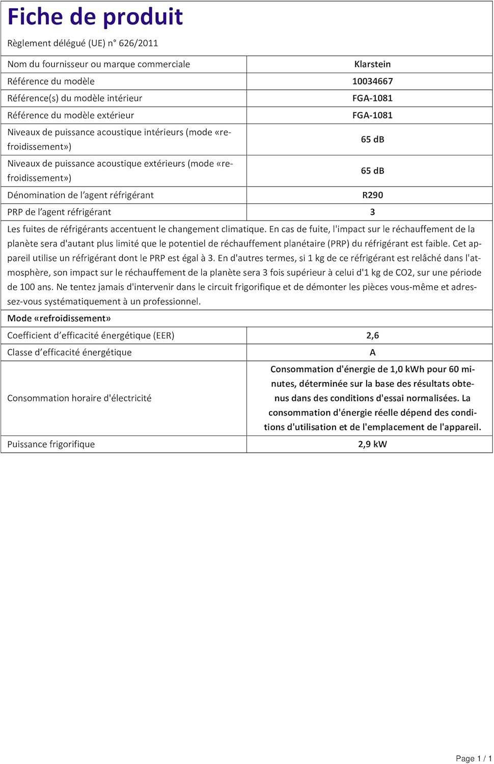 Klarstein Kraftwerk Smart 10K Climatiseur Mobile - 10,000 BTU, 29-49 m², Silencieux 50 dB, App & Alexa, Déshumidificateur 23 l/h, Ventilateur 440 m³/h, Télécommande, Kit Fenêtre Inclus, Anthracite