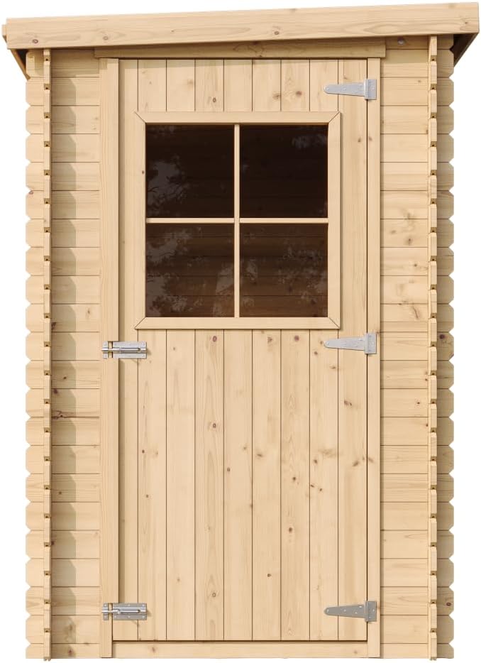 TIMBELA - M306 - abri de jardin bois 2,63m², parois 19mm, fenêtres