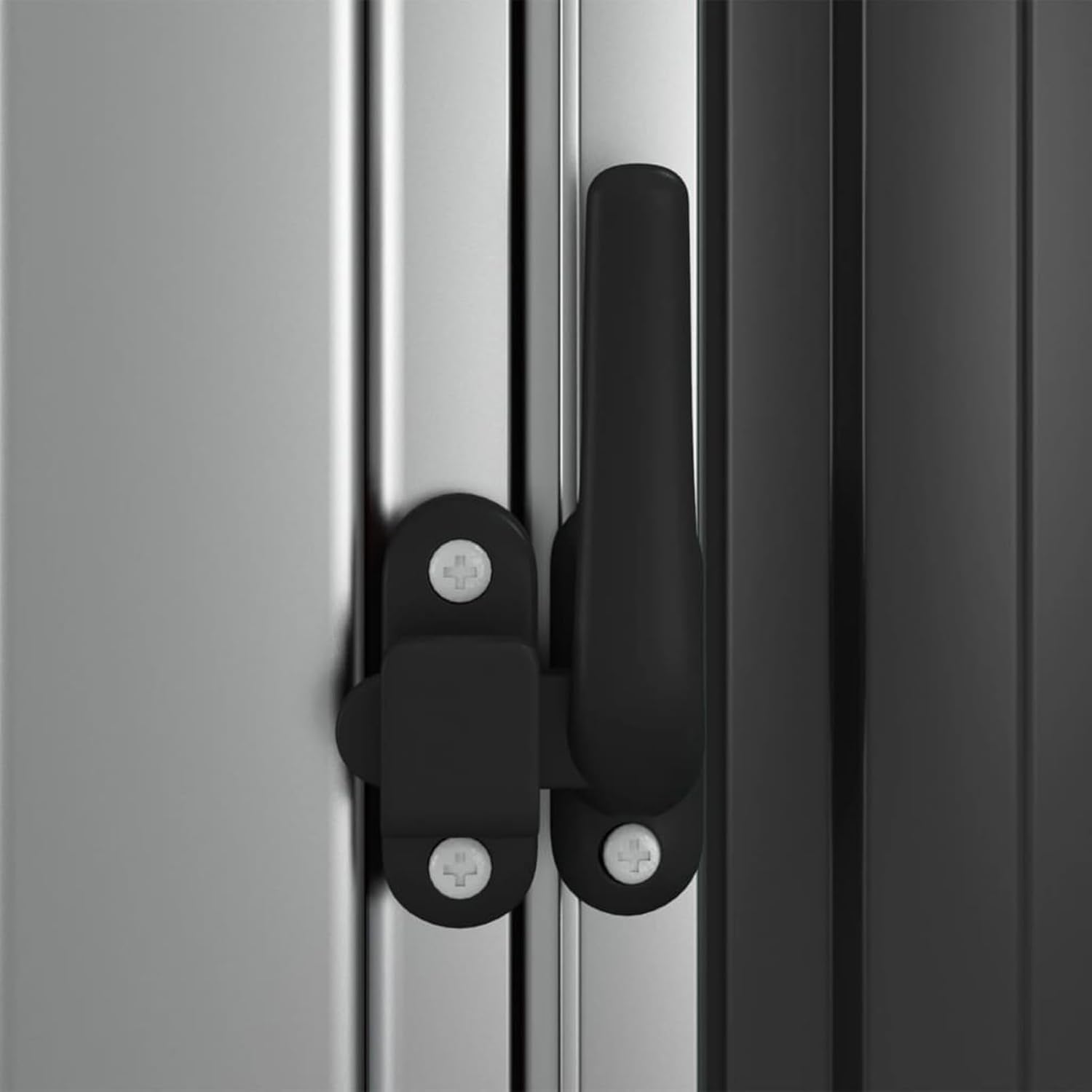 ShGaxin - abri de jardin acier galvanisé - 180,5x97x209,5 cm - anthracite - ShGaxin