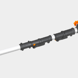 cortasetos telescópico y podadora WG908E