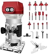 WingFly Fraise de bord sans fil pour batteries Milwaukee M18 18 V, défonceuse sans balais portable