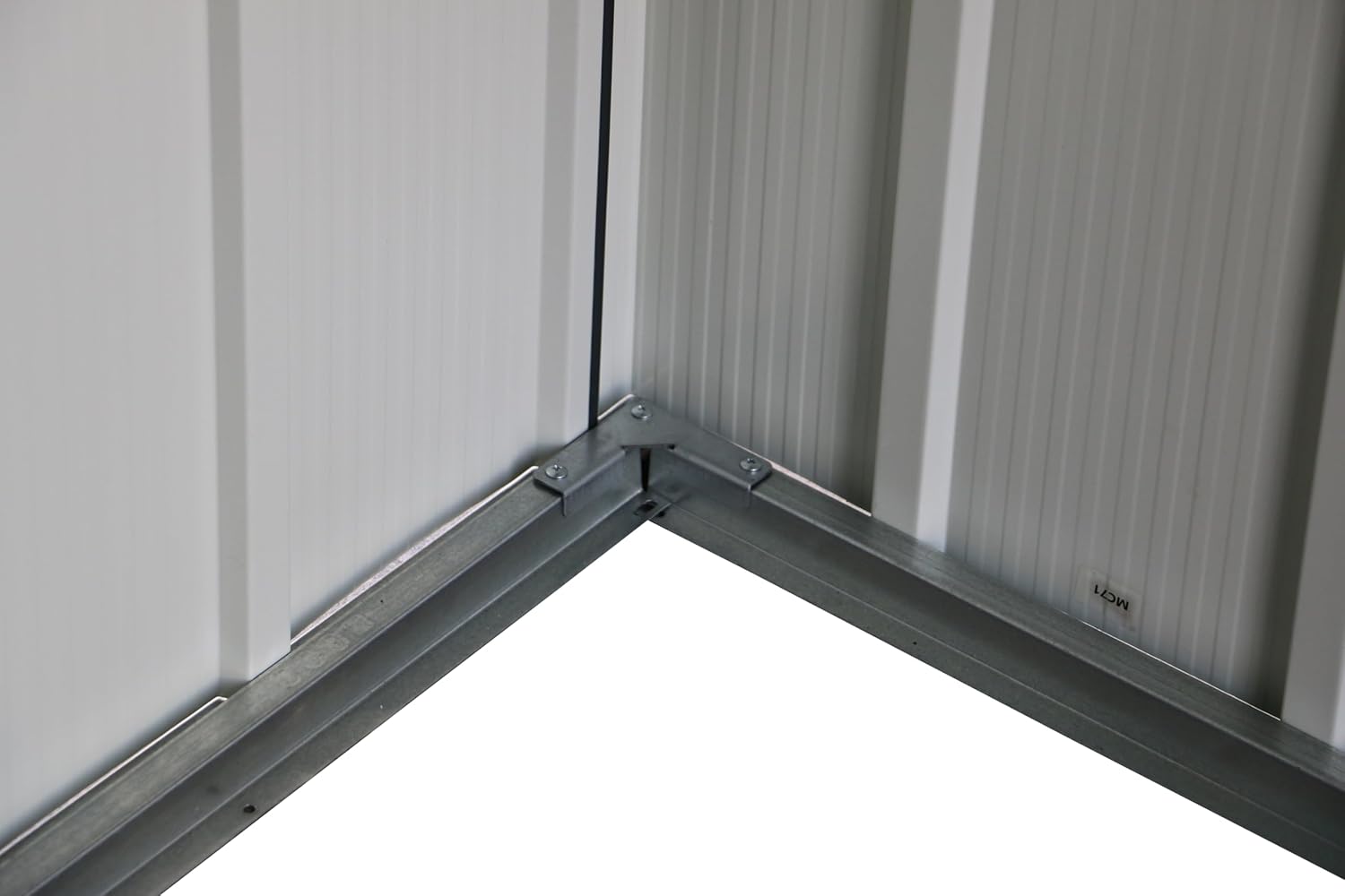 Duramax - ECO série - 10x10 pieds - abri jardin métal galvanisé, toit renforcé, anthracite, sans entretien - ECO10X10