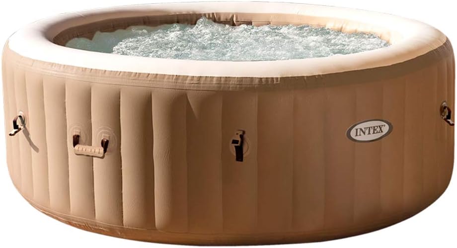 Intex Pure Spa Sahara 6 Places + lumière d'ambiance LED à Piles pour Pure Spa à Bulles