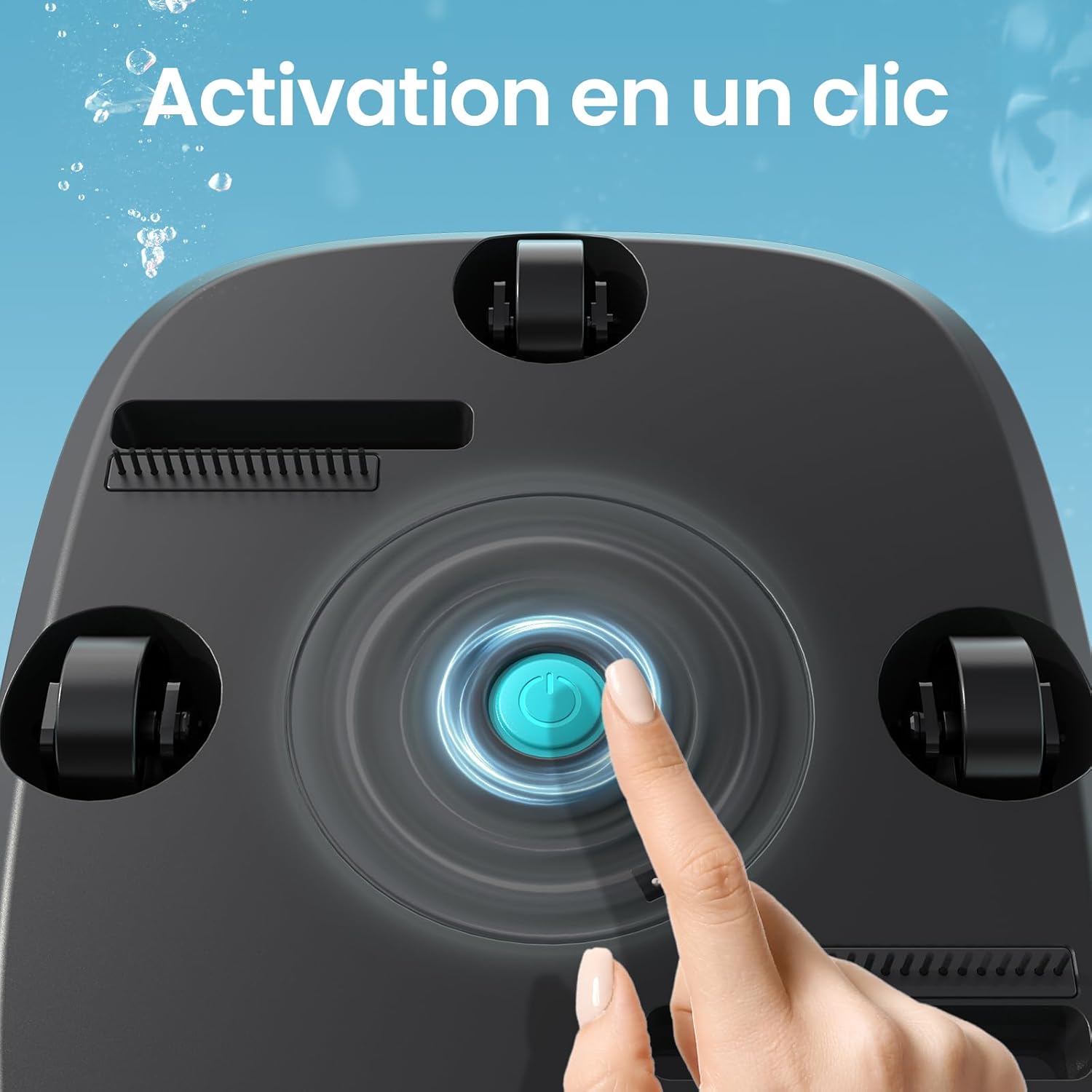 AIPER - Scuba SE - dimensions compactes - aspirateur piscine sans fil, autonomie 90min, auto-stationnement