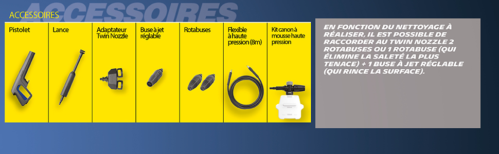 nettoyeur haute pression michelin; netteuyeur pour voiture michelin 