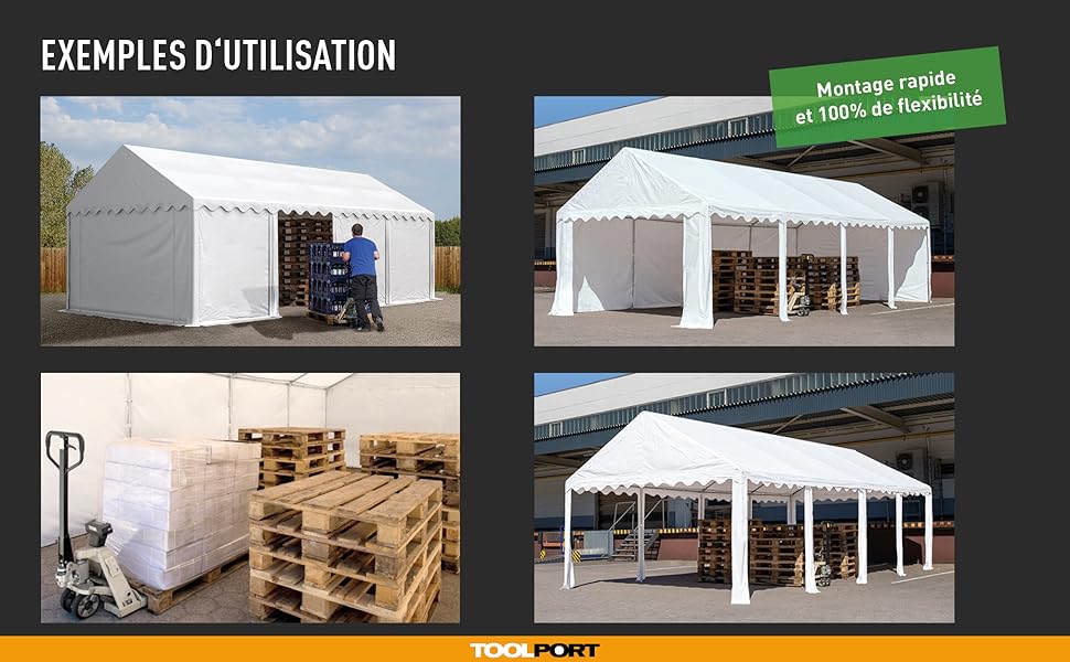 Tente de stockage tent stockage tente hangar de stockage abri de stockage tonnelle hangar pvc