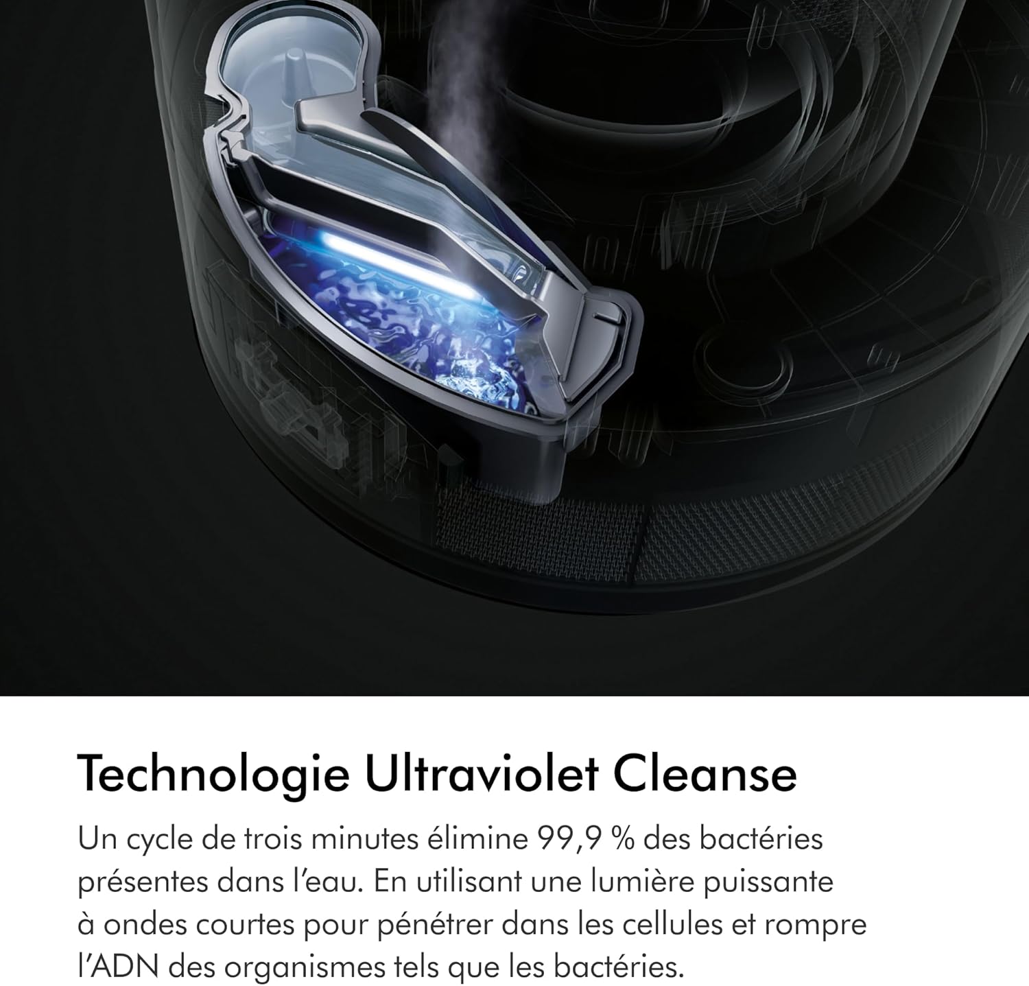 Dyson AM10 Humidificateur et ventilateur, brume froide ultra-fine, contrôle automatique de l’humidité