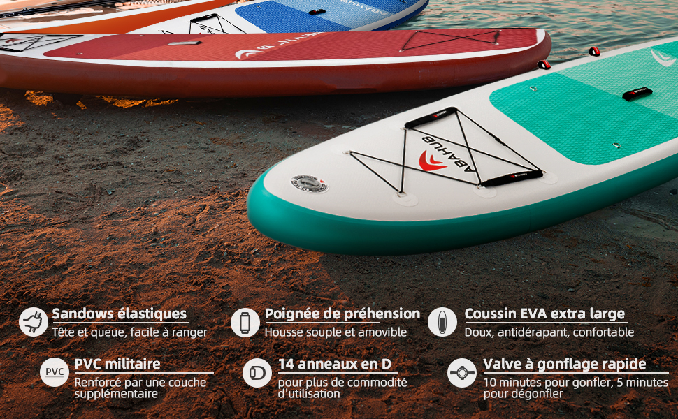 Planche de Sup Gonflable, 320x78x15cm