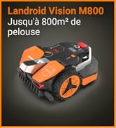 Landroid Vision M800 : jusqu&amp;amp;#39;à 800m² de pelouse
