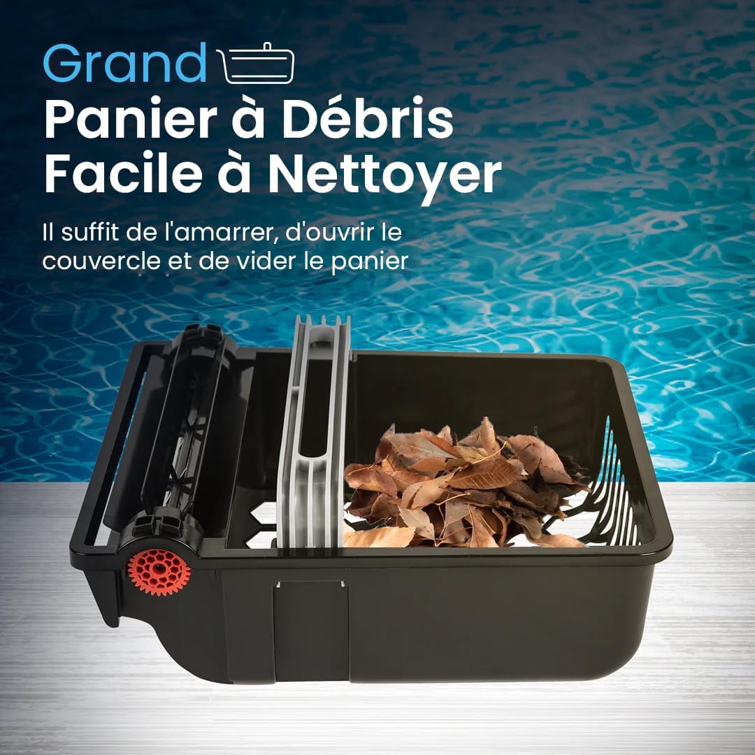 Betta - SE Robot Nettoyeur Piscine - autonomie 30h, solaire, 24/7, moteurs sel/chlore