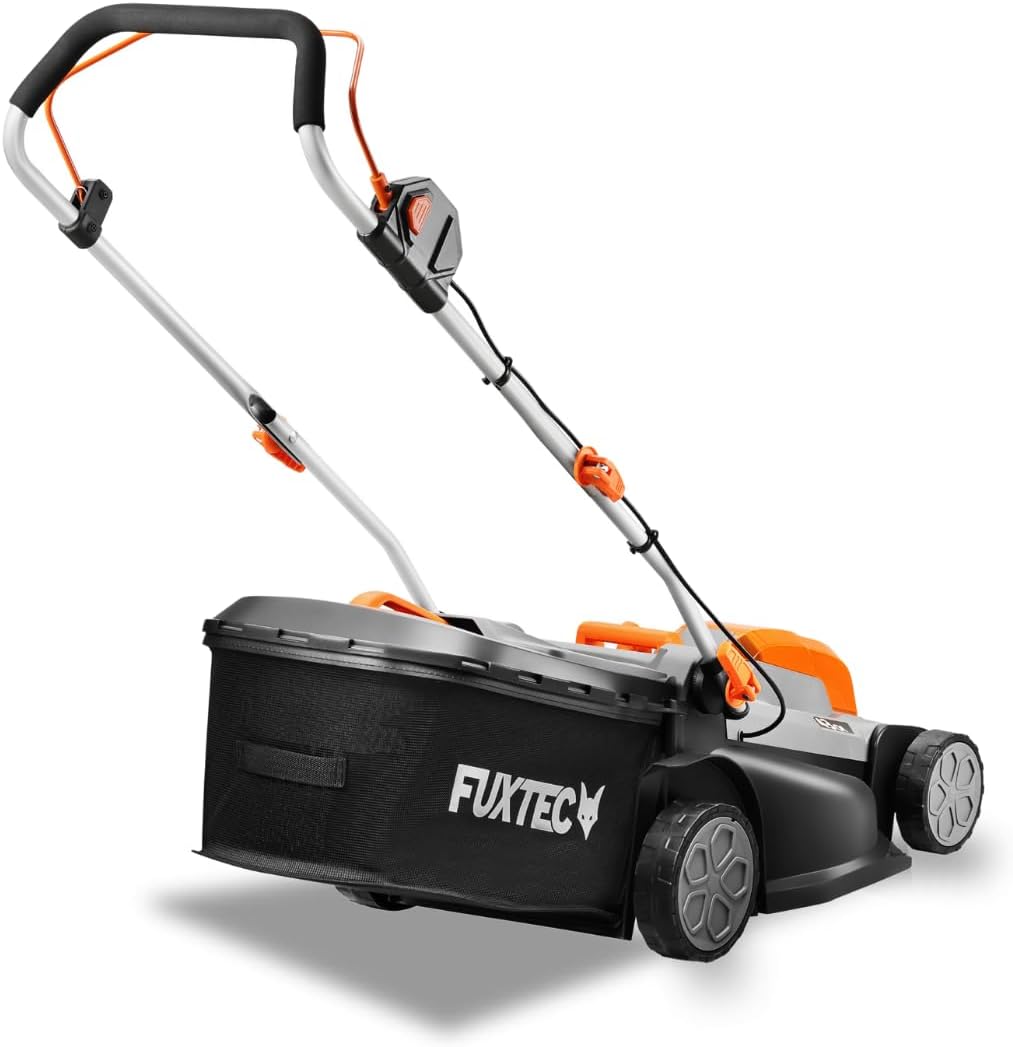 FUXTEC - Tondeuse à gazon E2RM37 - 37 cm - batterie 40V, hauteur réglable E2RM37