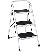 Giantex Escabeau pliable 3 marches Charge maximale 150 kg
