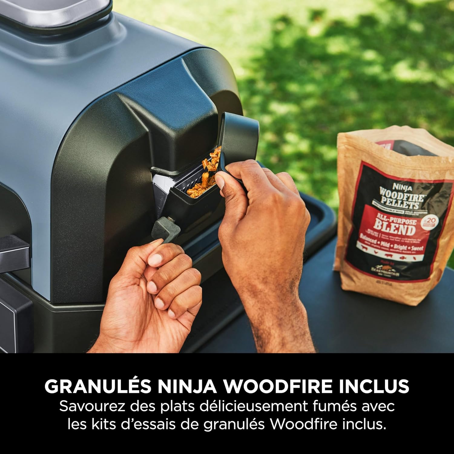 Ninja - grill & fumoir Pro Connect XL - contrôle app, 7-en-1, friteuse, résist. intem. - OG901EU