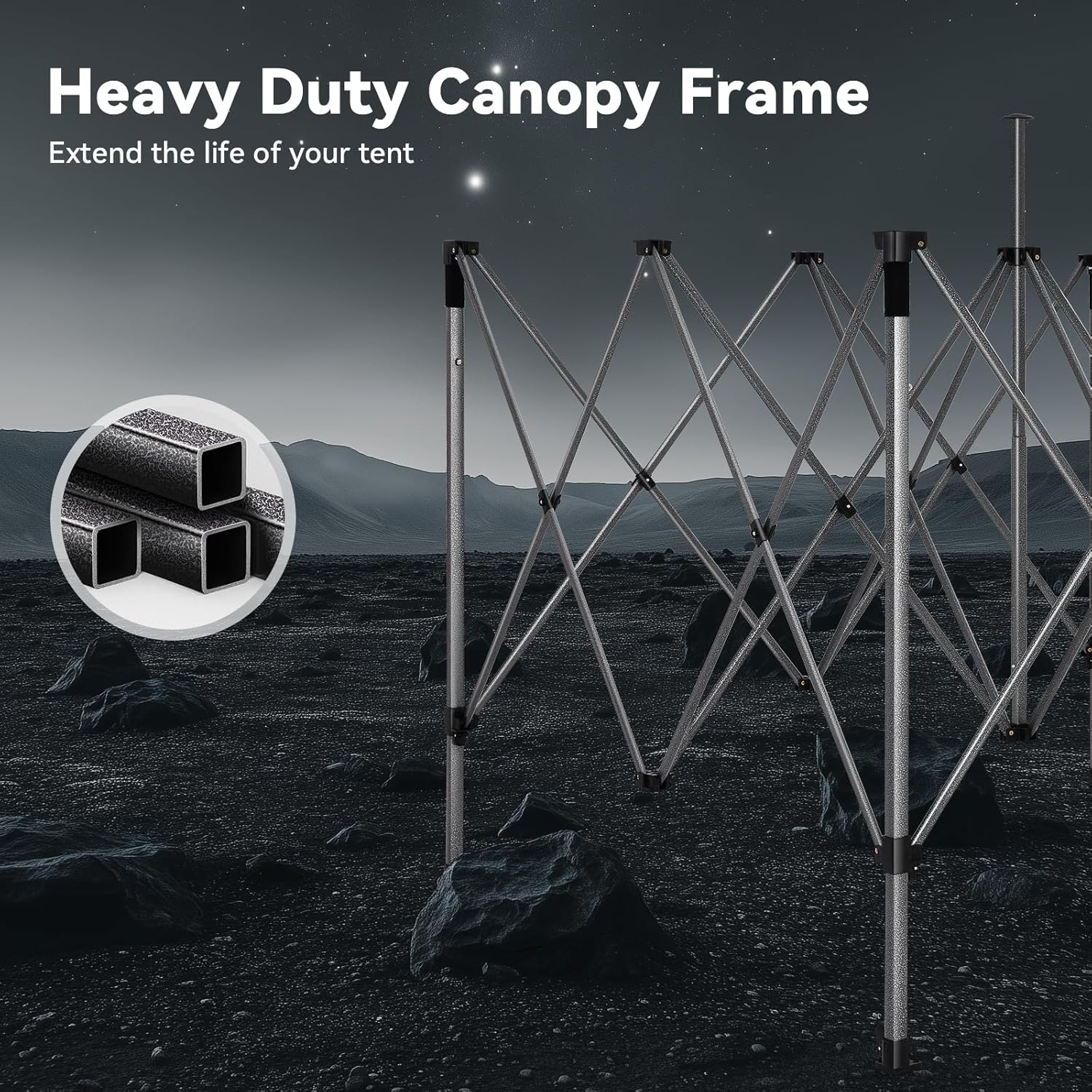 COBIZI - Tonnelle Pliante 3x4.5m - étanche, UV50+, cadre épais