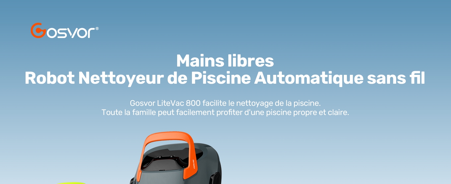 robot piscine sans fil