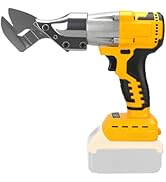 Cisaille à tôle sans fil compatible avec batterie Dewalt 18 V, 20 V, cisaille à métal électrique sans fil, rotatif à 360 °...