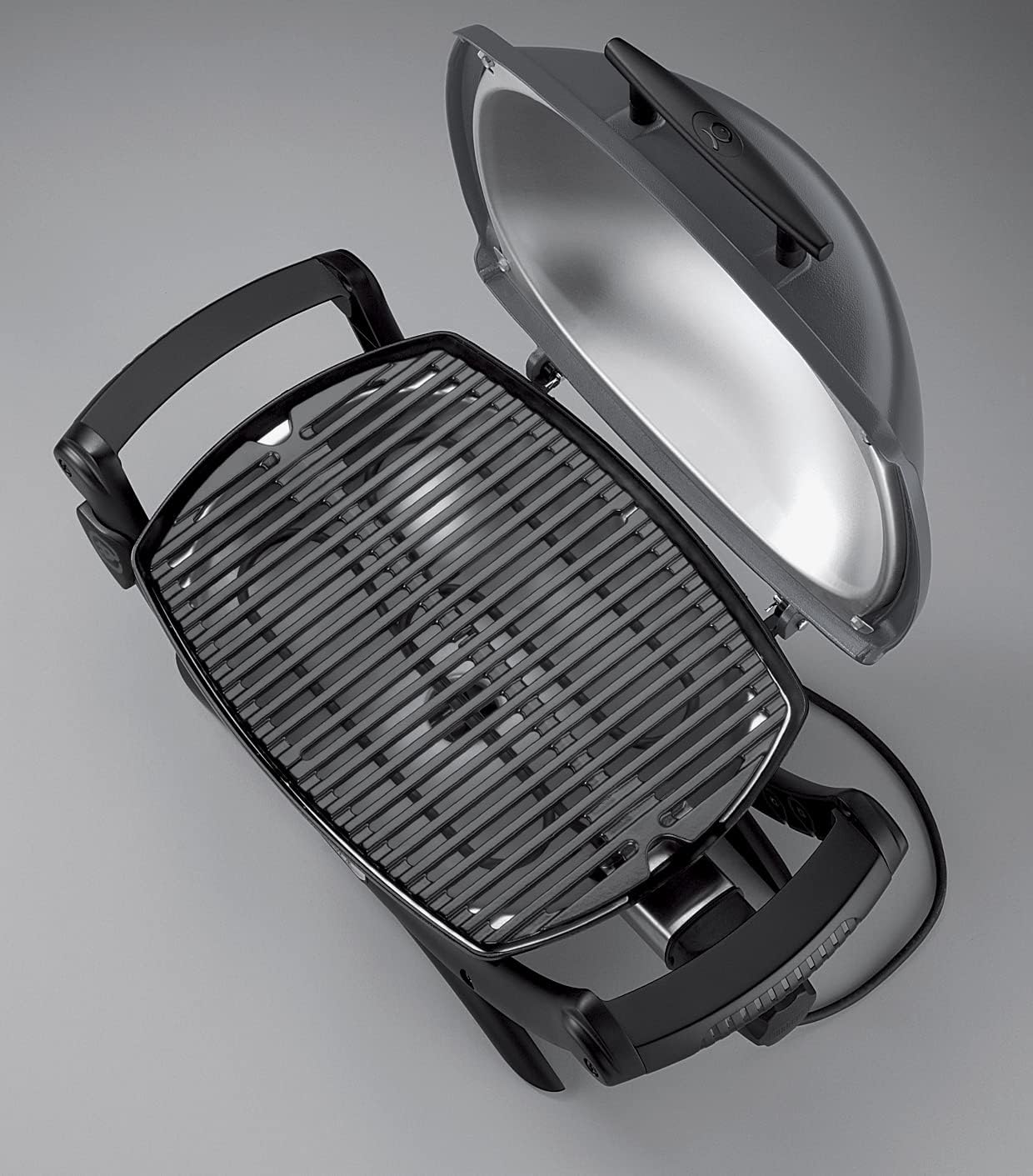 Weber - Q 1400 série - 43x32 cm - grille fonte, bac amovible, cordon 1,80 m, noir