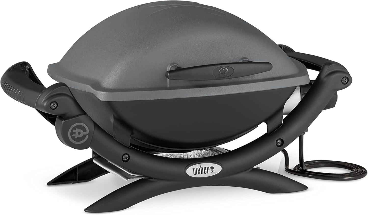 Weber - Q 1400 Série - 43x32 cm - grille fonte, cordon 1,8 m, bac amovible