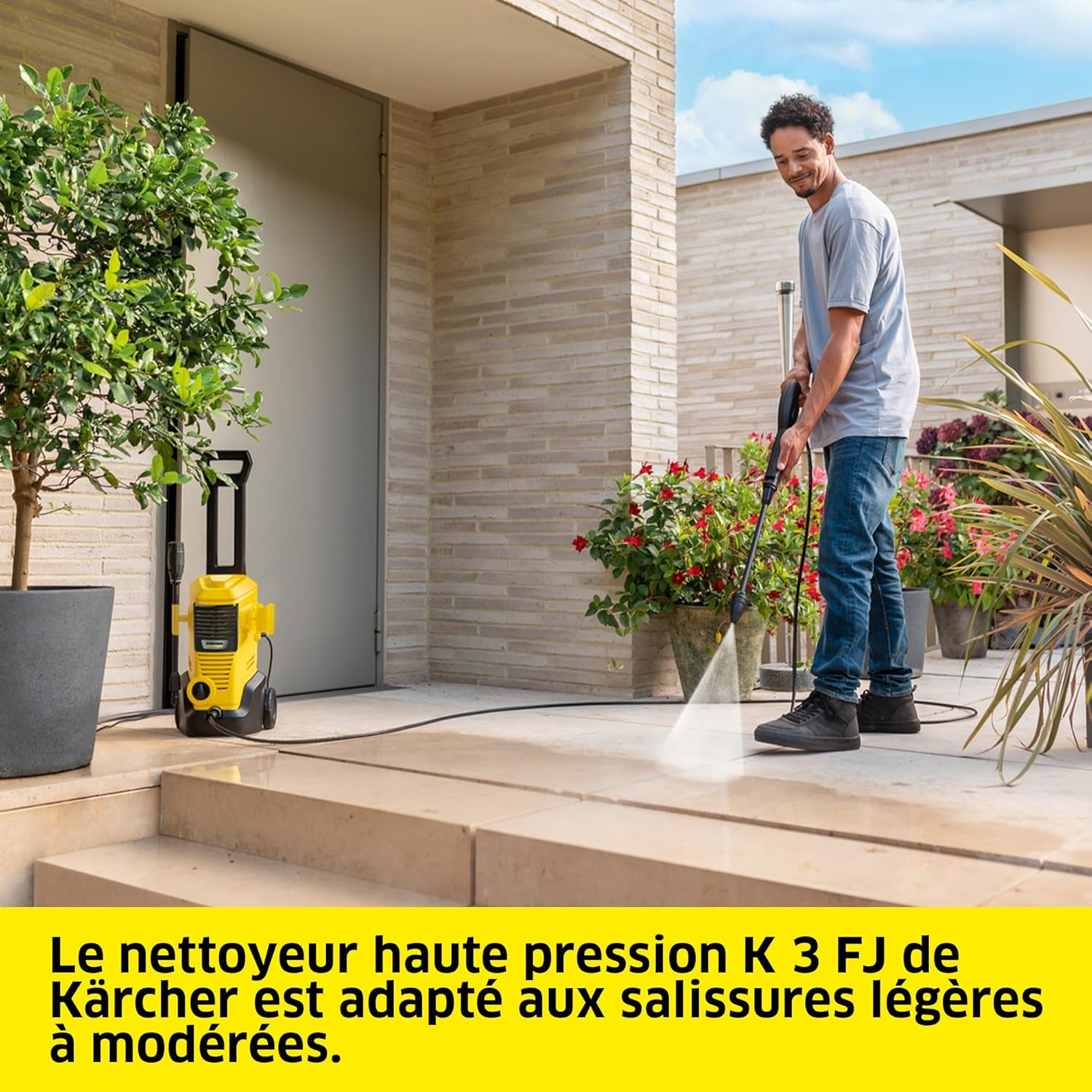 Kärcher - K 3 - 4,3 kg - 120 bar, 380 l/h, kit buse & Home, K3FJ