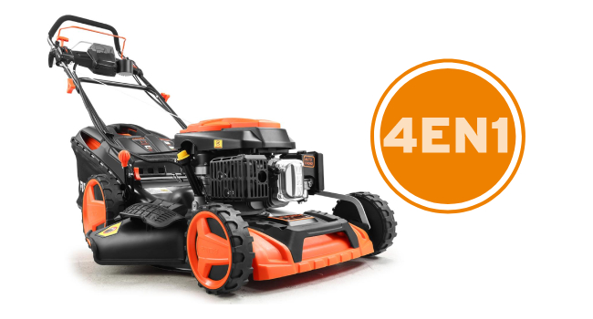Tondeuse thermique vitesse variable démarrage électrique 4en1 FX-RM5196eSPRO