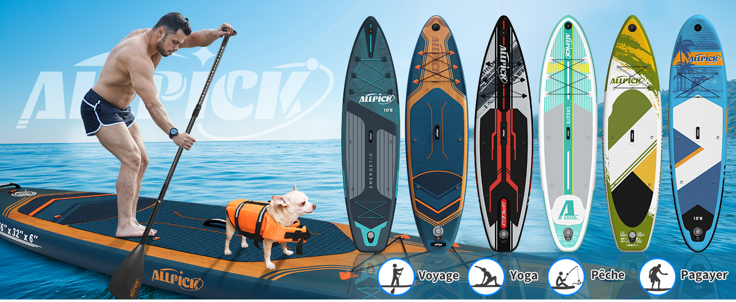 ALLPICK Paddle Gonflable