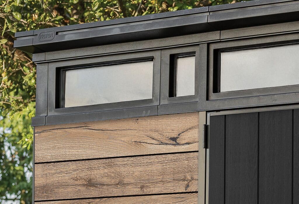 Abri de jardin 6m2 - aspect bois 