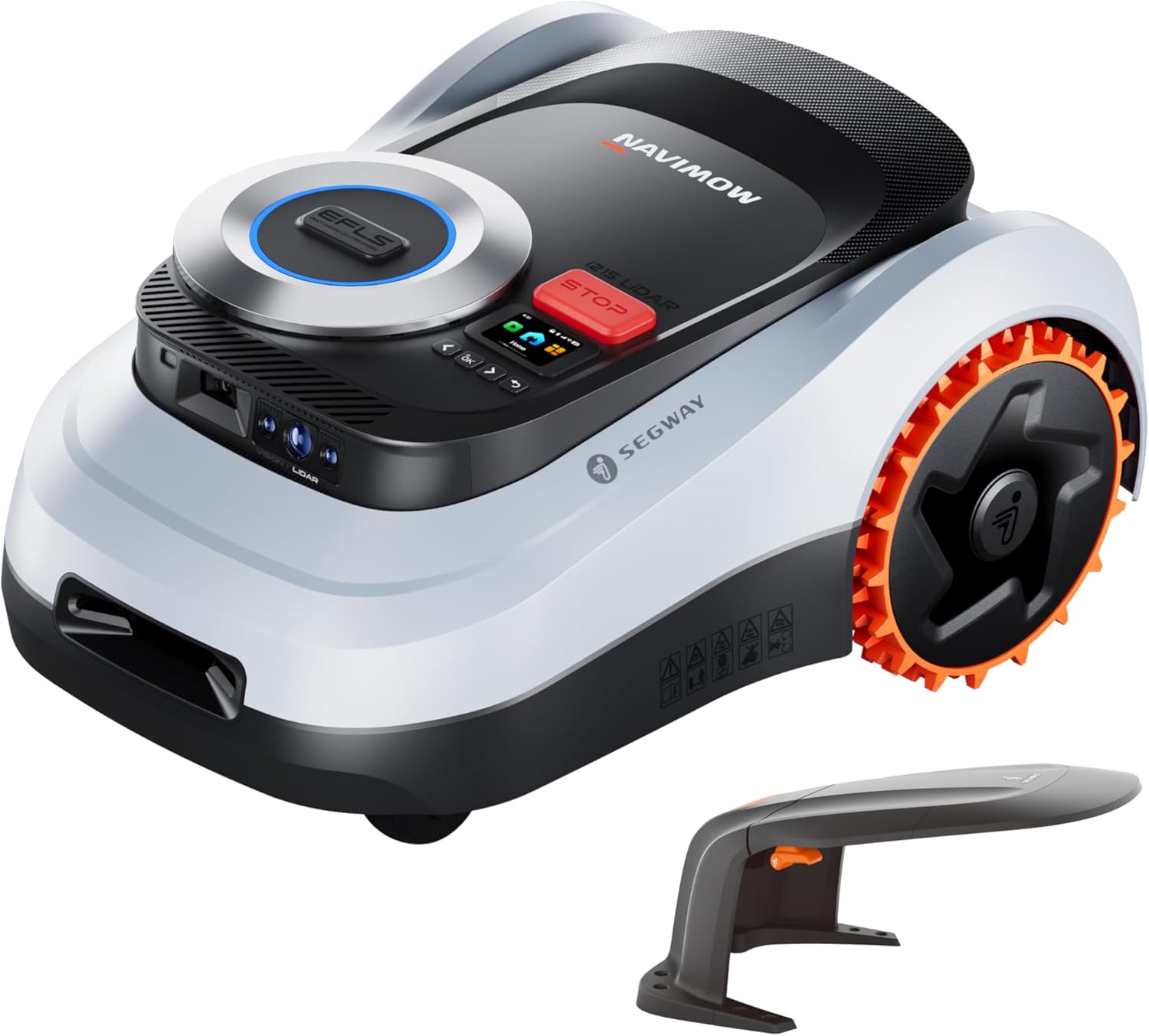 Segway - Navimow i215 - 1500m² - LiDAR, garage, pentes 45%, 4G, I215