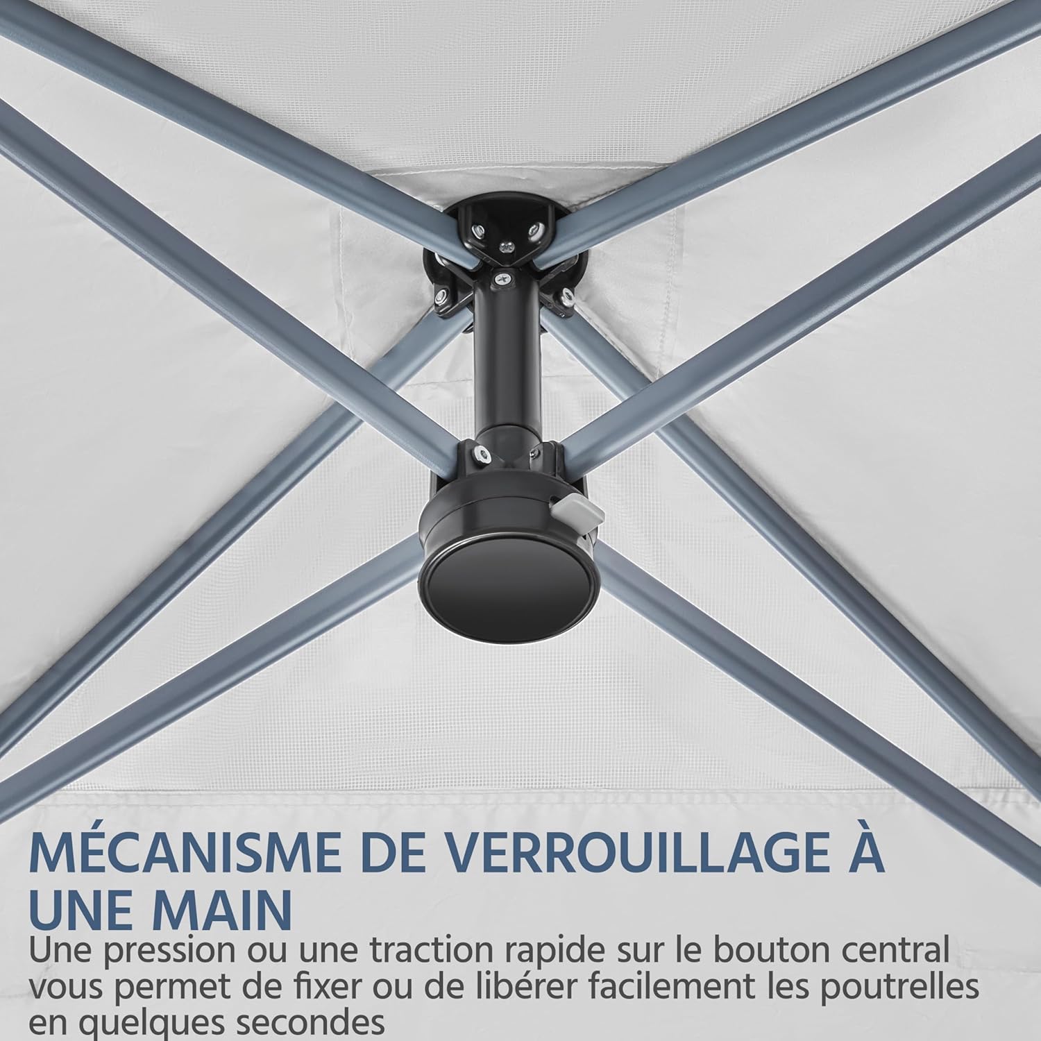 Yaheetech - tonnelle pliante réglable - imperméable, anti-UV, parois latérales