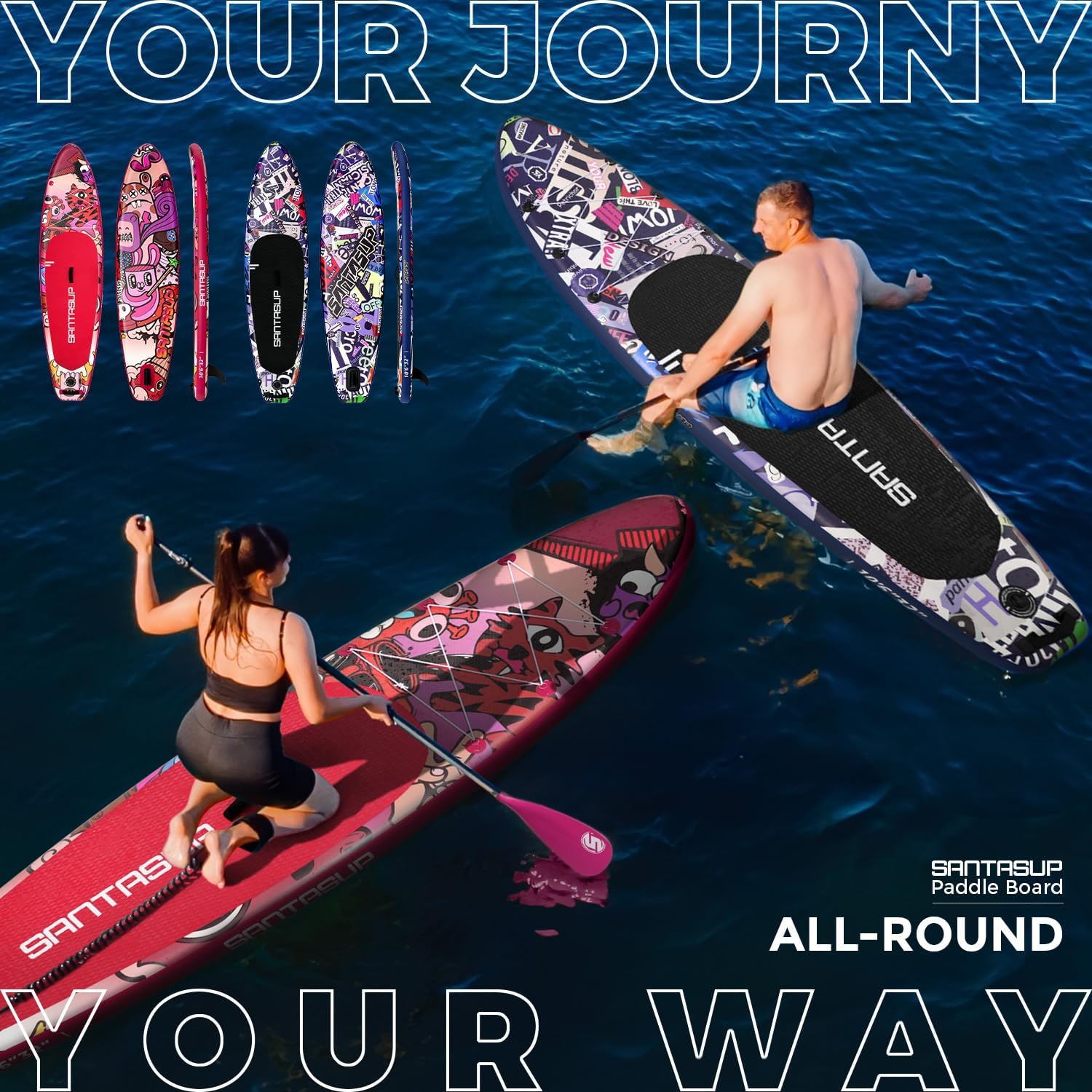 Stand Up Paddle gonflable - 10'6