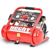Hecht Compresseur d'air silencieux portable - Chaudière de 6L - 105 l/min - 8 bars - Compact, ö...