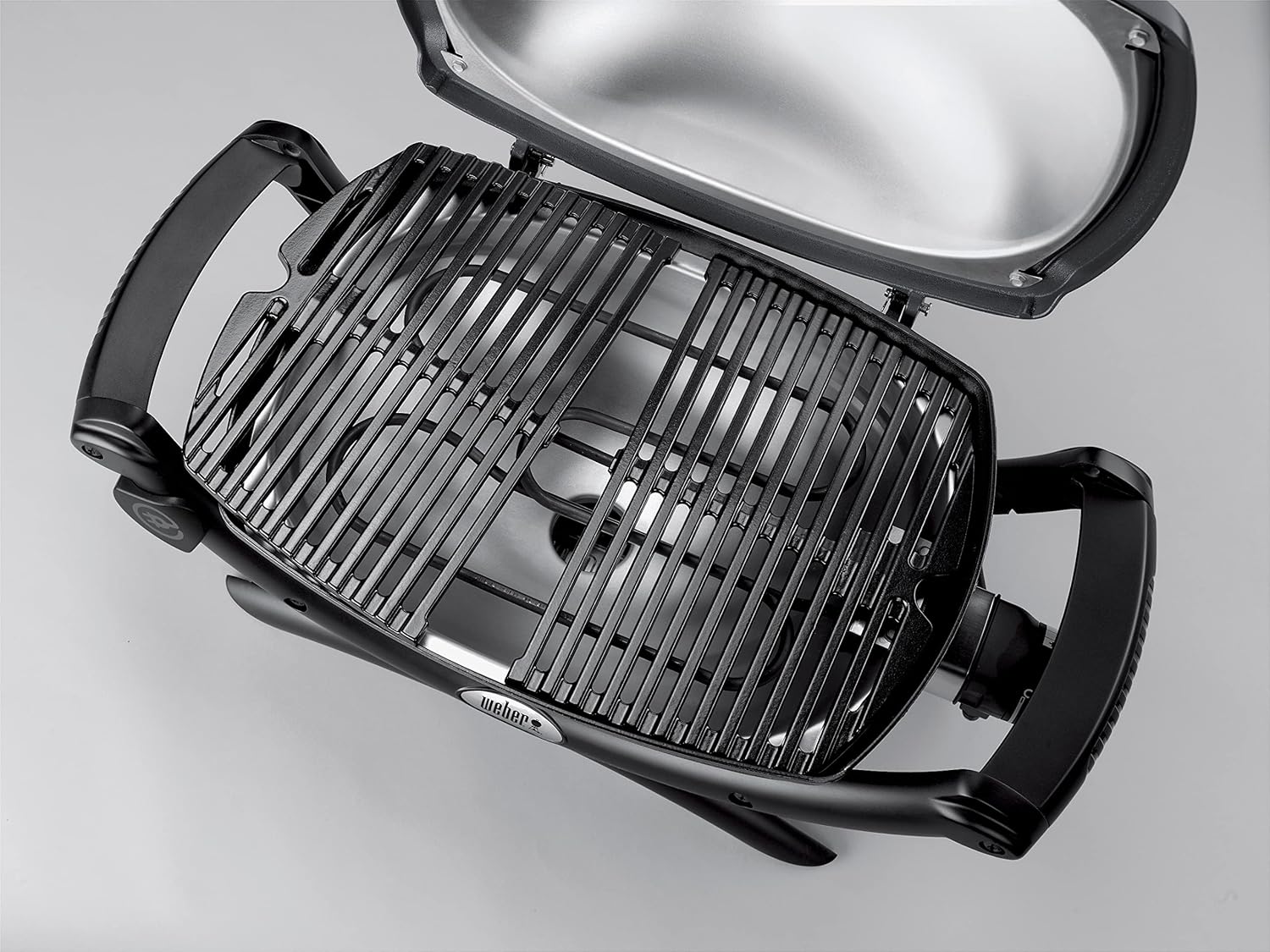 Weber - Q 1400 série - 43x32 cm - grille fonte, bac amovible, cordon 1,80 m, noir