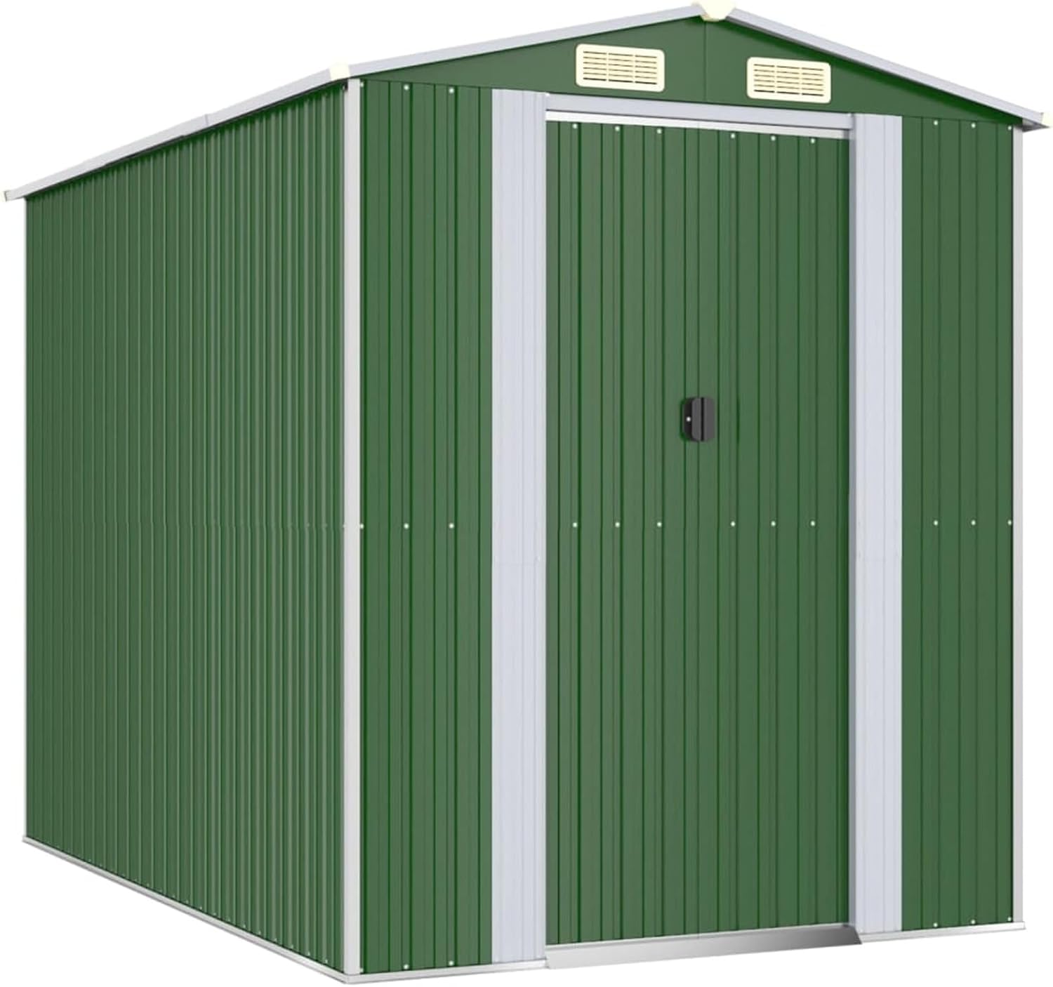 ZEYUAN Abri de Jardin Vert 192x274x223 cm Acier galvanisé,Abris de Jardin,Abri de Stockage pour Jardin,Abri d'outils de Jardin,Abris de Jardin,Abri de Stockage pour Jardin,Abri d'outils de Jardin