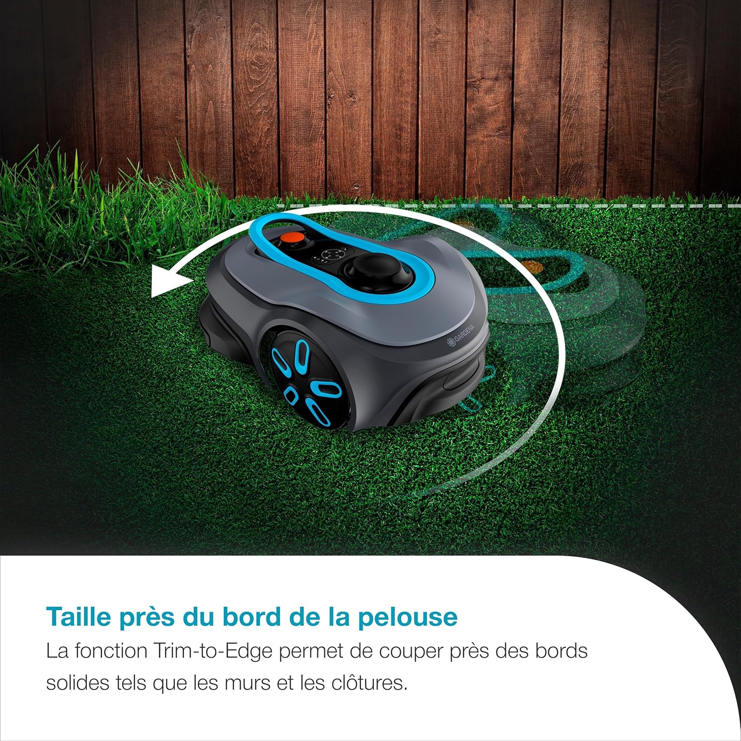 Gardena - Smart SILENO Free Set - 600 m² - robot tondeuse silencieux, Lona Intelligence, sans fil périphérique 19921-26