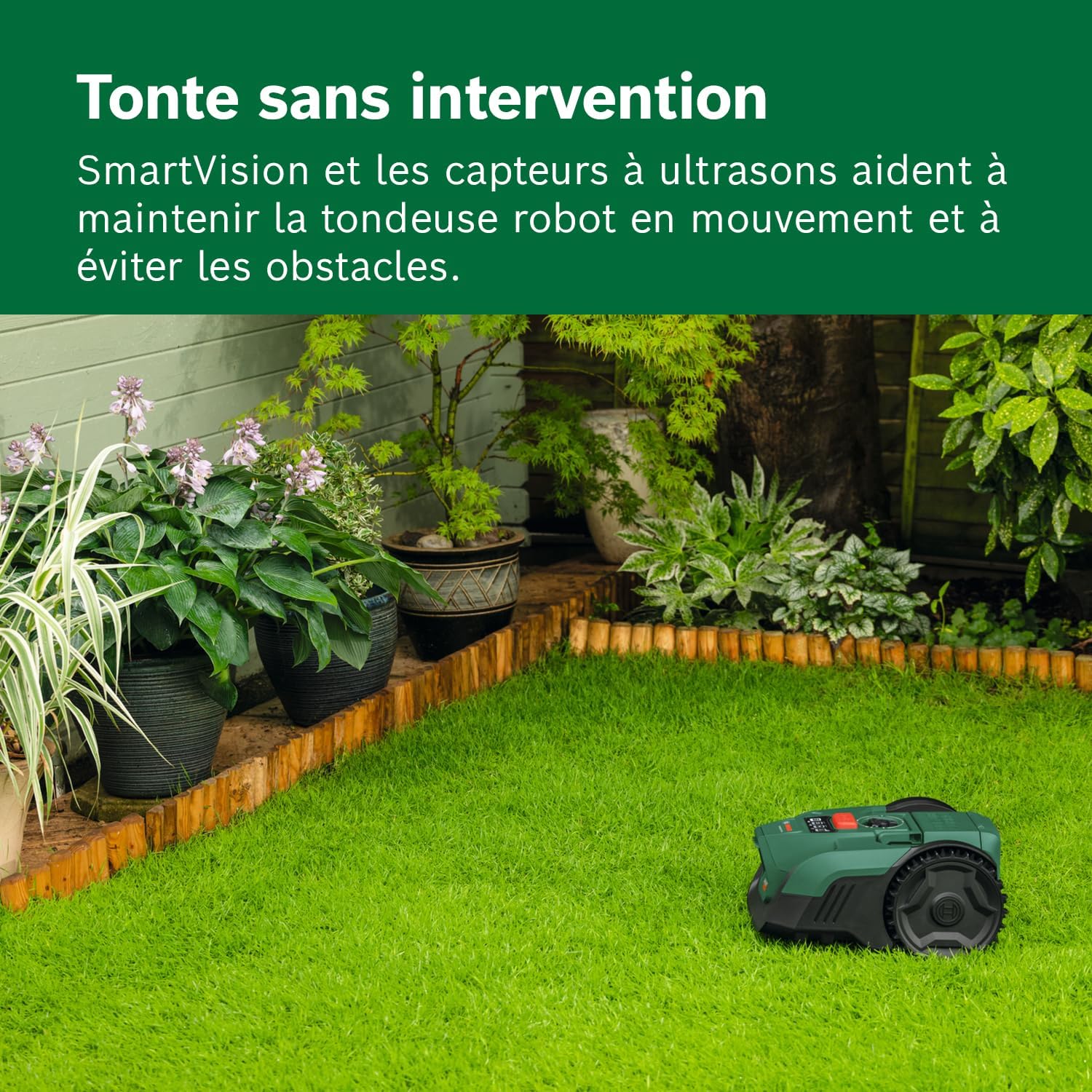 Bosch - VISIMOW série - 16 cm, 20-60 mm - robot tondeuse sans-fil - VISIMOW18V-100