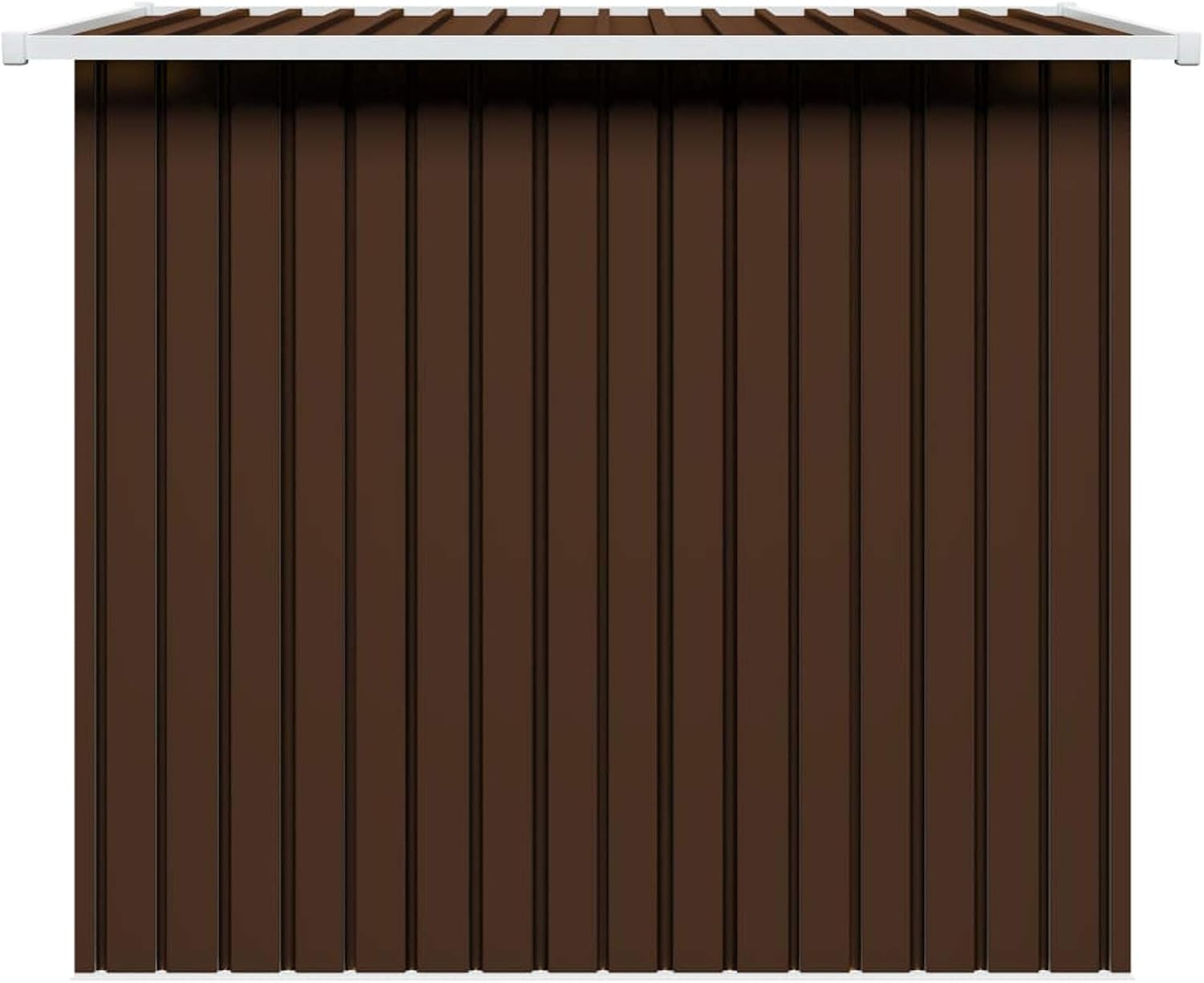 Homgoday Abri de Jardin Métal 194x121x181cm - Aération & Double Portes Coulissantes - Rangement Outils - Acier Galvanisé