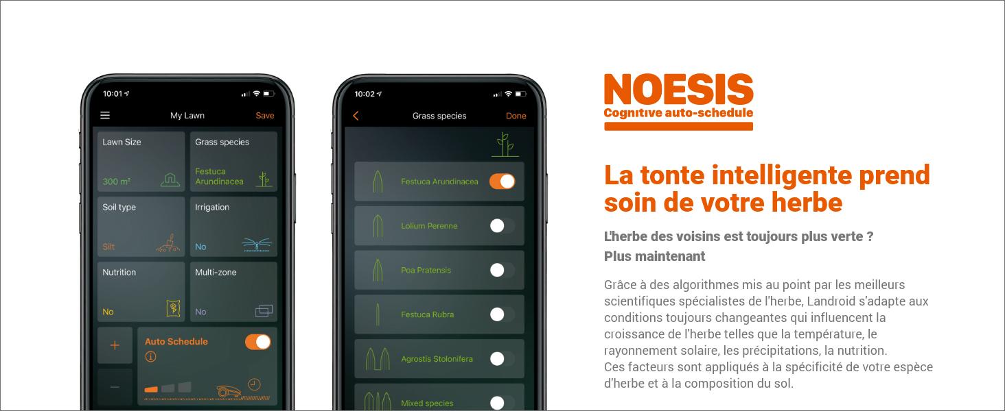 Application Mobile pour télécommander son LANDROID WORX