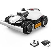 MAMMOTION LUBA Mini 2 AWD 1500 Robot Tondeuse sans Fil avec Mini Garage et Support de Nettoyage, ...