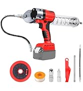 WingFly Pompe à graisse sans fil pour Milwaukee M18 18V Batterie - 13000 PSI Electrique Graisse 650ml ...