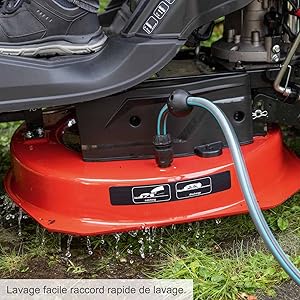 tondeuse autoportée, tondeuse à gazon, tondeuse thermique, tondeuse autotractée
