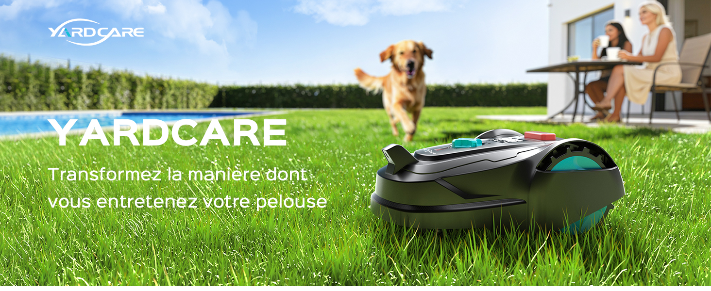YARDCARE M800Plus tondeuse à gazon robotisée