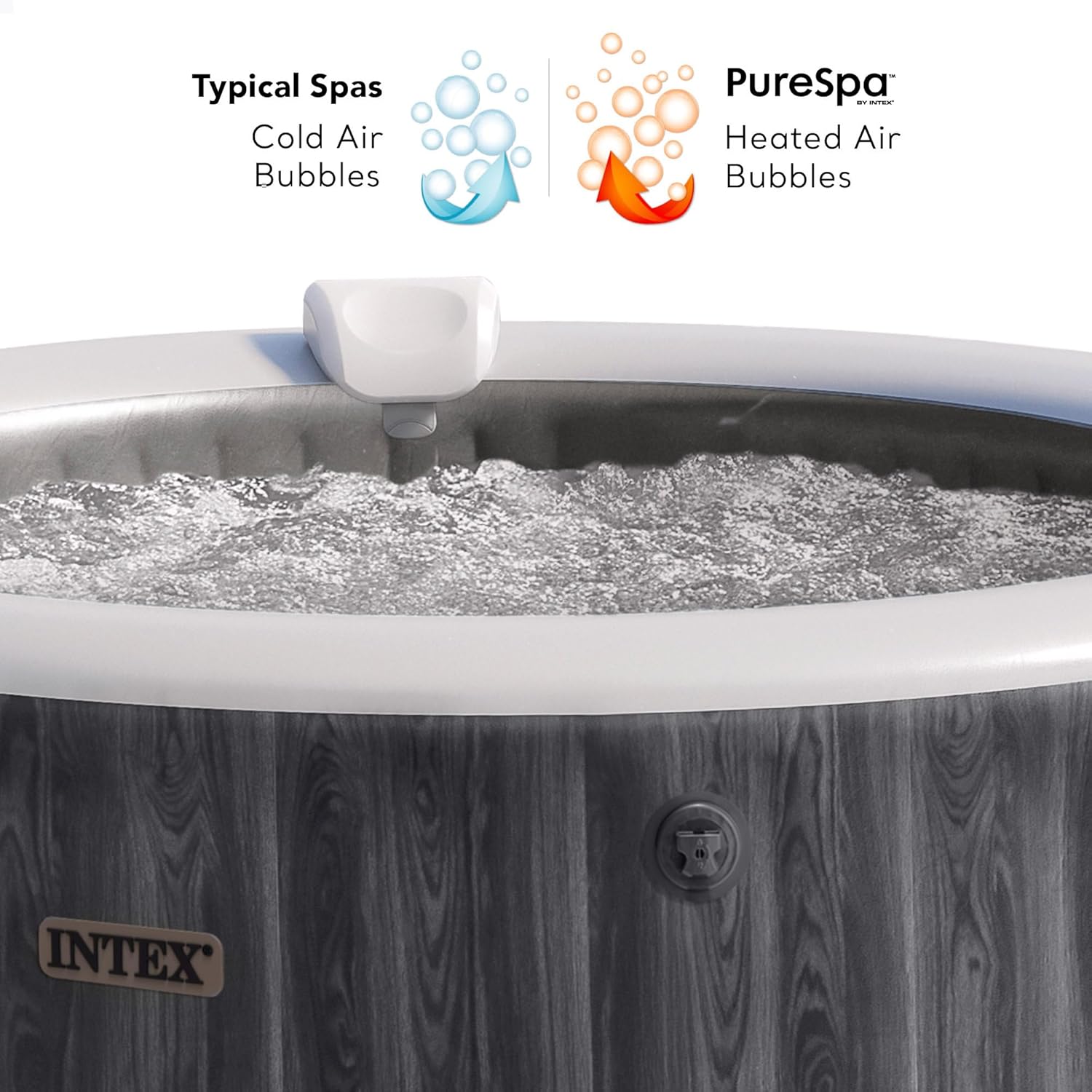 Intex - Pure Spa Baltik 4 places - spa gonflable rond - 28440NP