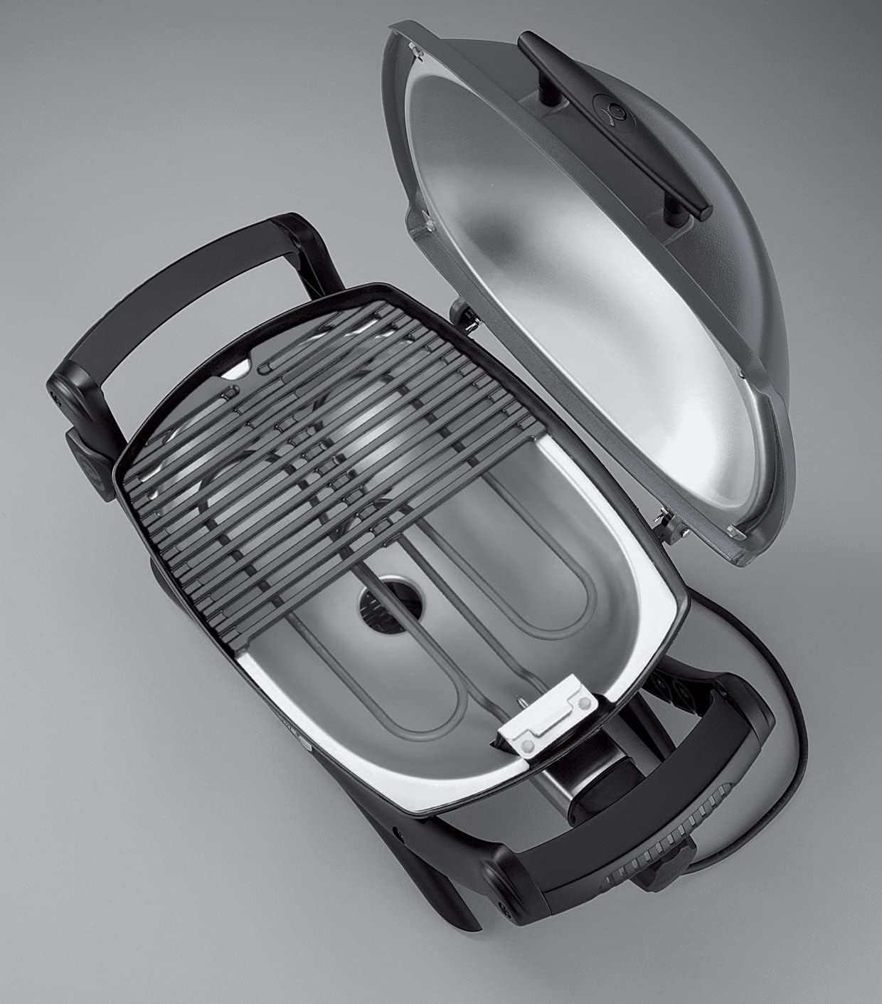 Weber - Q 1400 série - 43x32 cm - grille fonte, bac amovible, cordon 1,80 m, noir